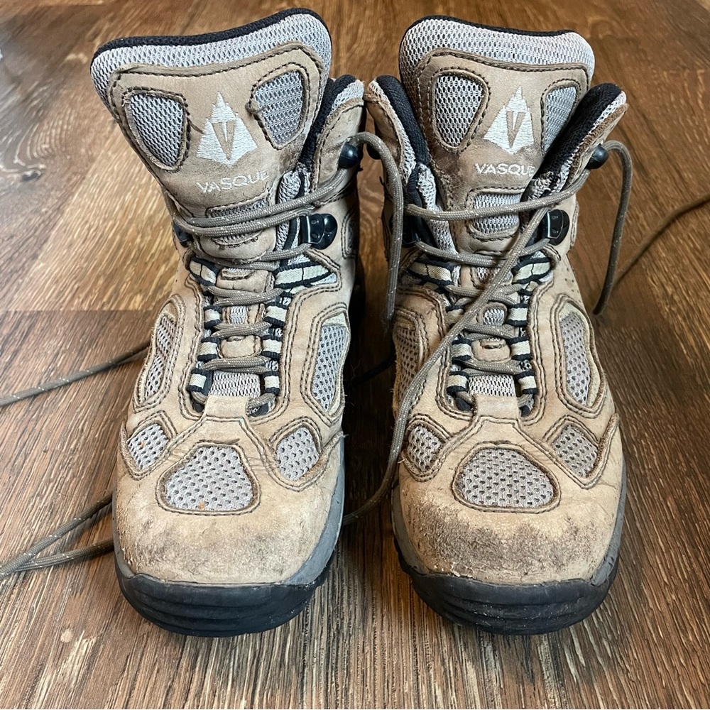 Vasque supportive real leather hiking boots gore-tex vibram 8.5 - Picture 7 of 7
